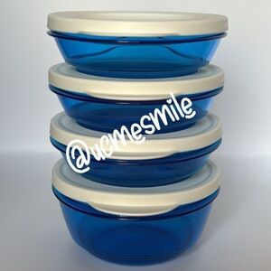 Tupperware Clear Elegant Acrylic Preludio Bowl Set